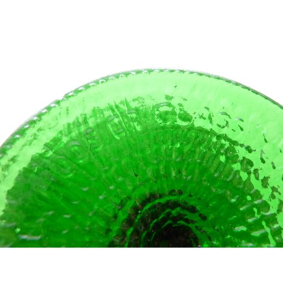 Hoosier Glass Green Footed Bowl - Picture 5 of 6